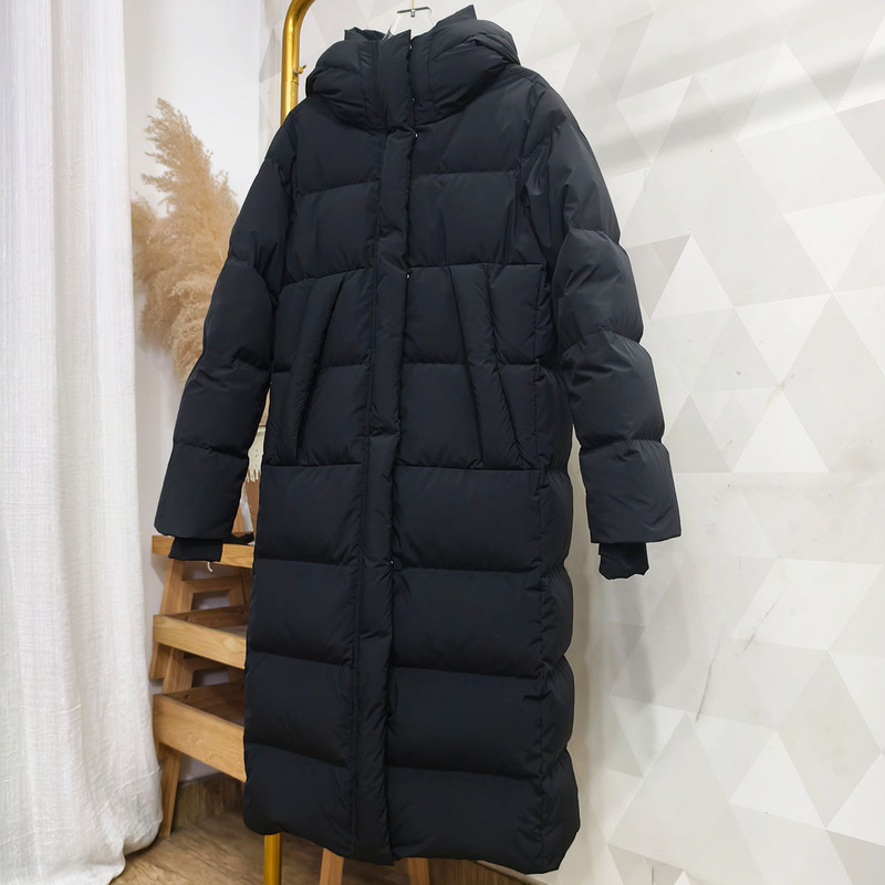 三防95绒东北及寒加厚长款羽绒服24过膝情侣外套冬504323防风防水|undefined