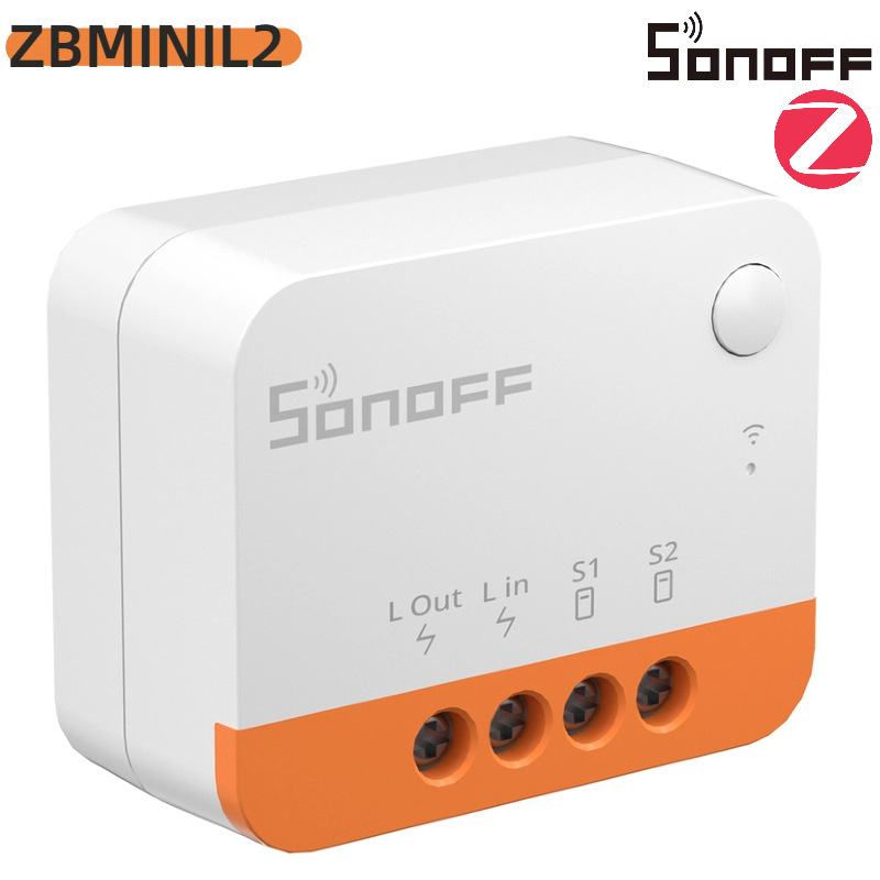 Interruptor Inteligente de Cable Único ZBMINIL2 Sonoff ZB MINI L2 de PC