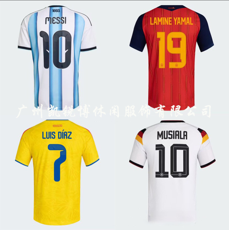 2026 World Cup Jerseys for the United States, Canada, and Mexico: Argentina, Portugal, Brazil, Croatia, France Football Uniforms Wholesale