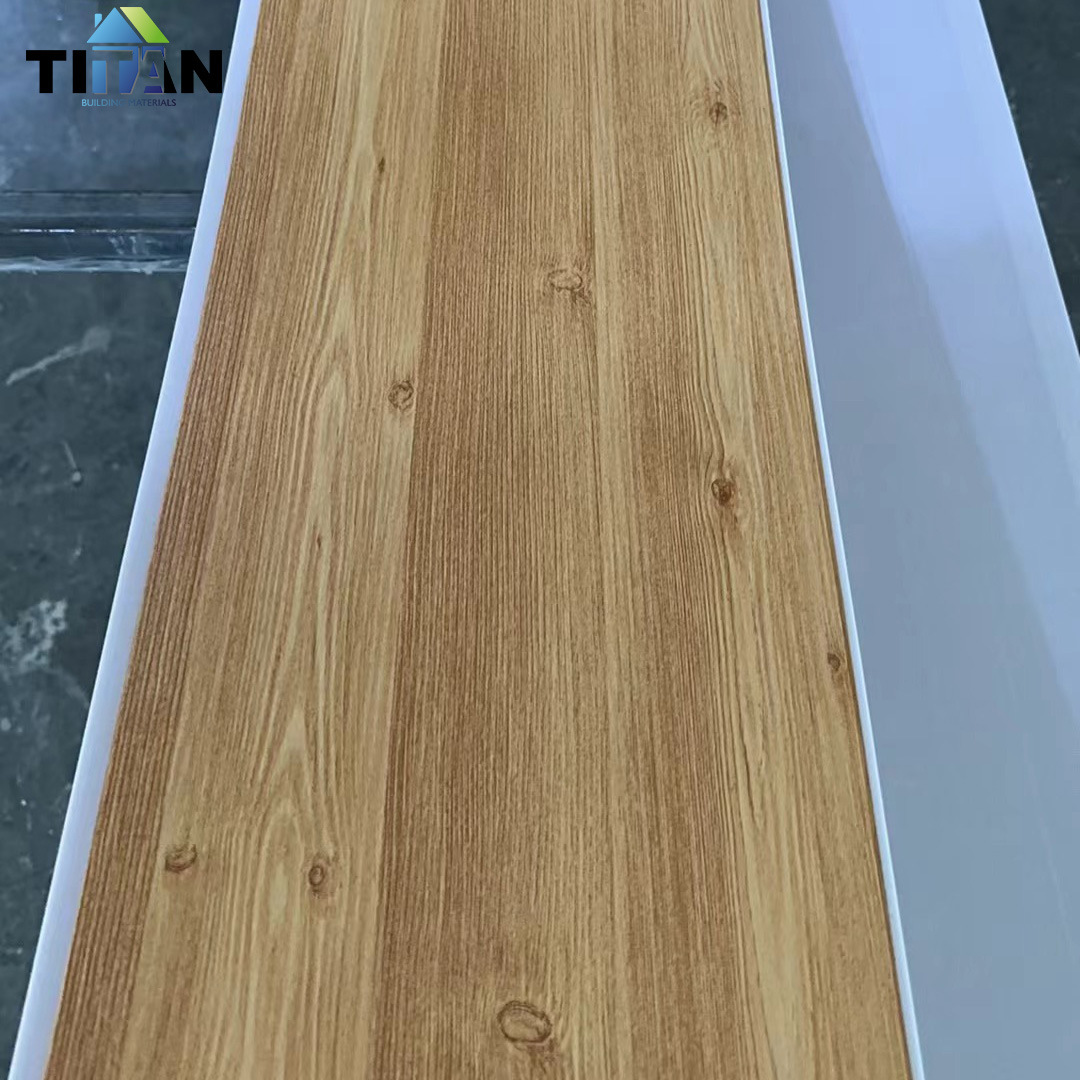 200*7mm refuerzo de plástico impermeable decoración PVC tablero de pared integrado tablero de demolición comercio exterior refuerzo de acero plástico techo cei