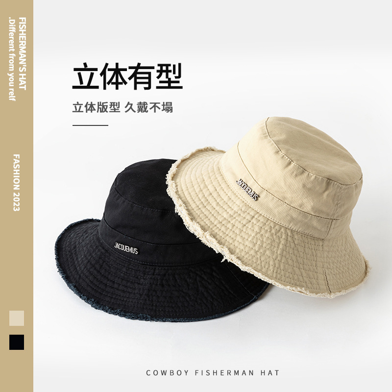 Solid color quick dry travel thin denim climbing sun hat for men and…