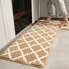 New cross-border Nordic style long kitchen floor mats for household water-absorbing and oil-absorbing non-slip floor mats bedroom and bathroom carpets