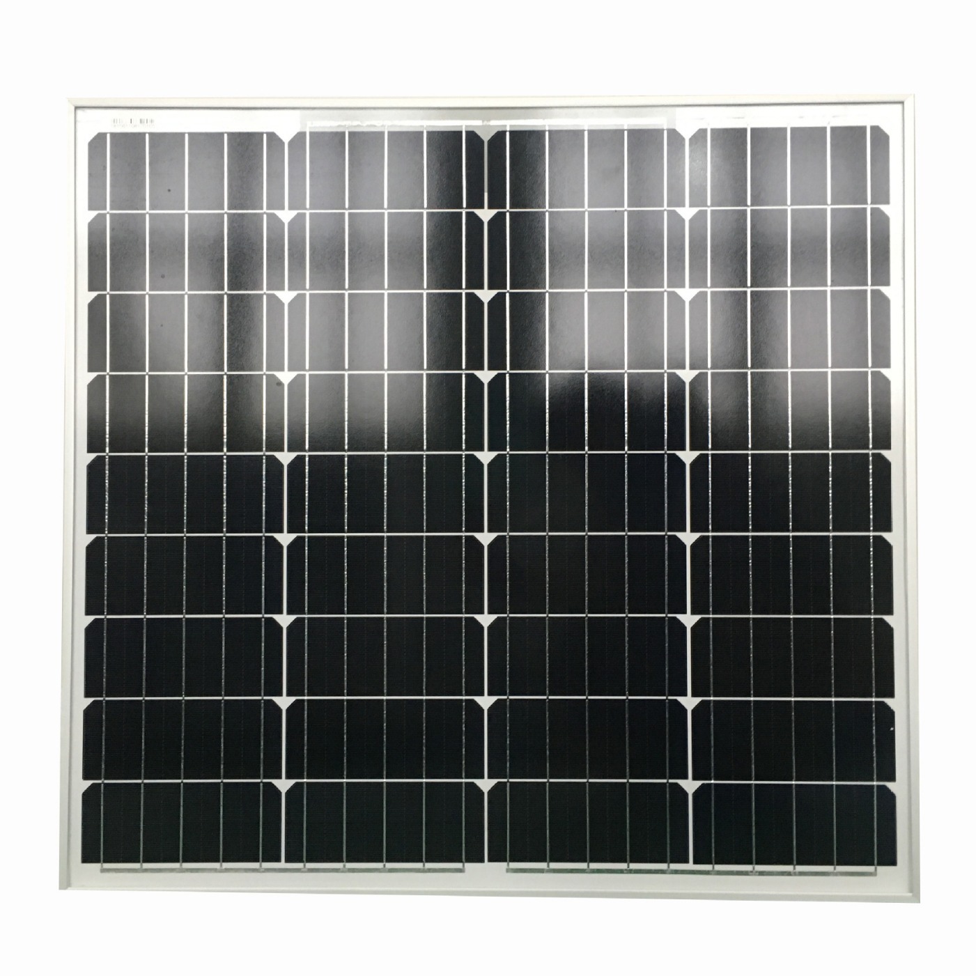 太阳能路灯配套单晶太阳能组件50瓦厂家直销