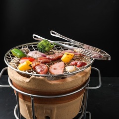 304 stainless steel Korean-style barbecue tongs cross-border wholesale strawberry tongs extended restaurant buffet steak tongs food tongs