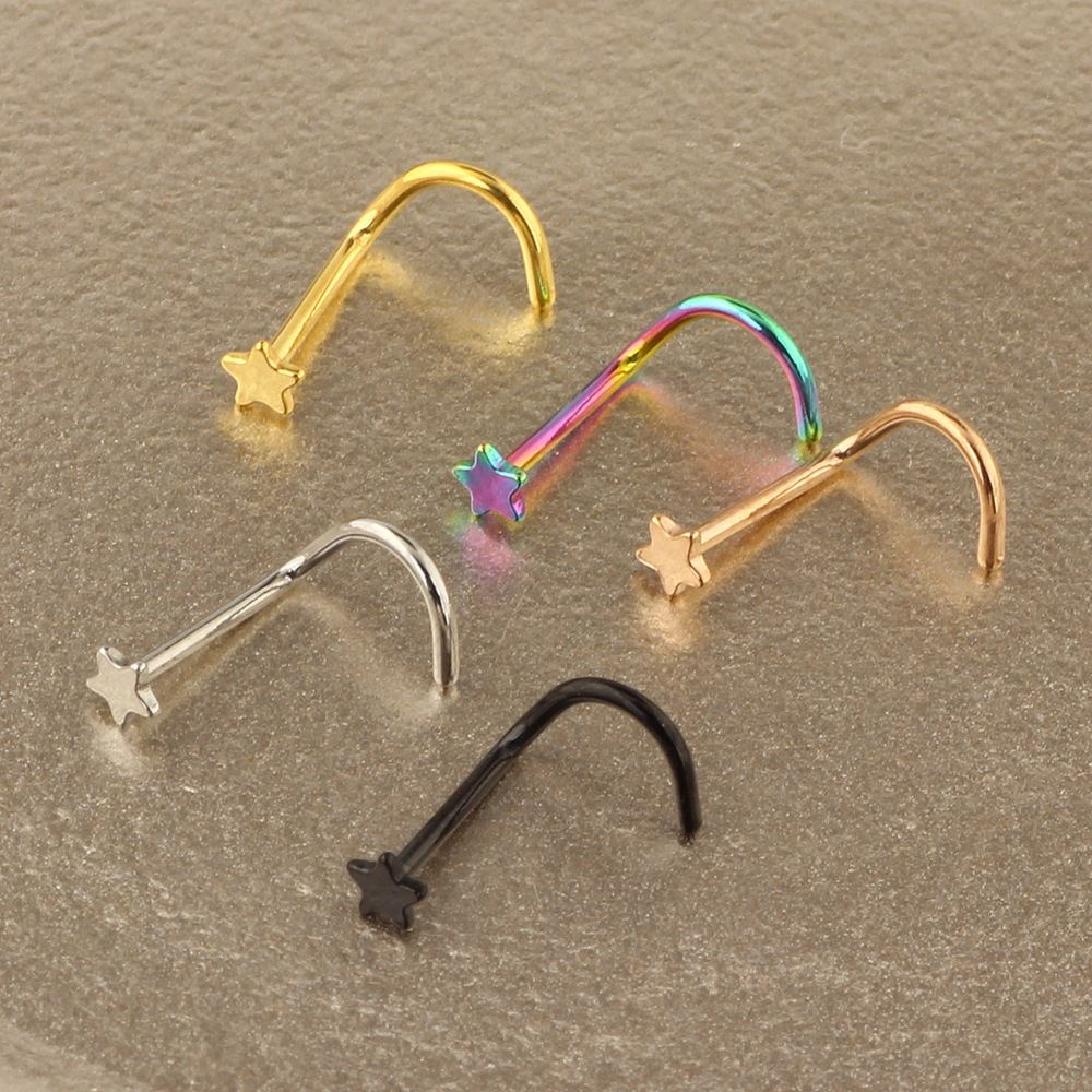 Labret piercing jewelry detail image