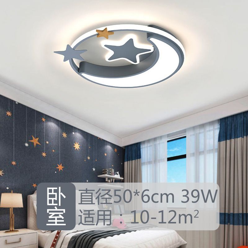 Lámparas modernas domésticas nórdicas lámparas de dormitorio principal lámparas de montaje simples lámparas de techo superbrillante nueva atmósfera ideas de dormitorio