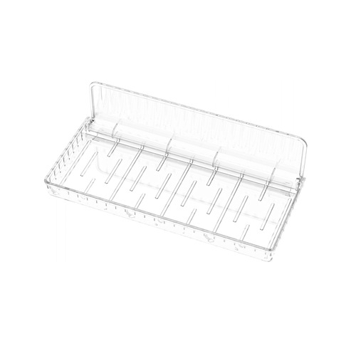 Overflow purchase transparent foldable traceless wall-mounted storage rack without punching mirror cabinet storage box multi-functional cosmetics