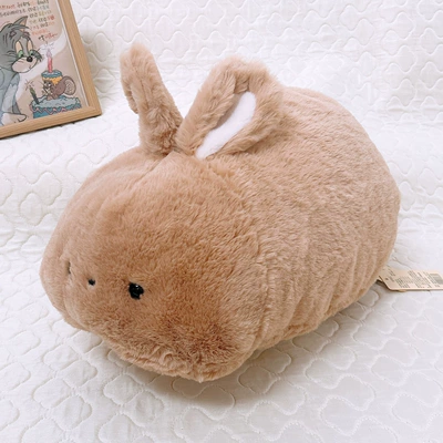 Oyuncaq yastıqlar adorable bunny toy, sleeping pillow - papa-rabbit-caramel-45cm