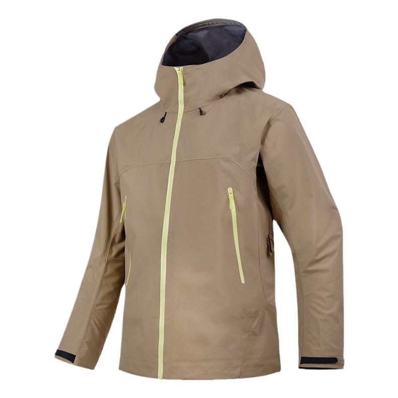 鸟家LW硬壳平替户外单层冲锋衣防水防风登山服外套印LOGO工作服|undefined