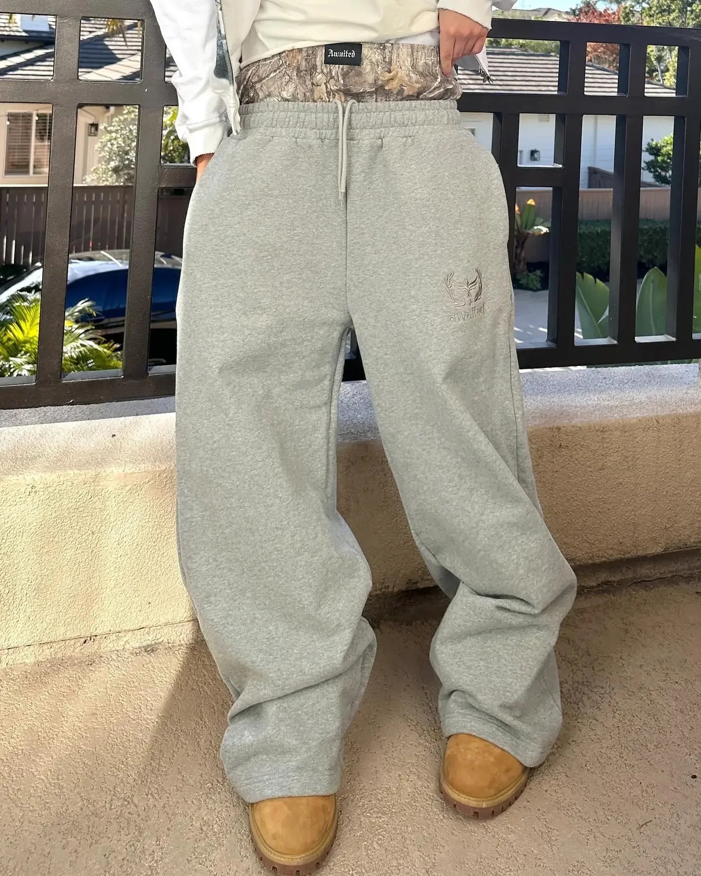 Europa y los Estados Unidos transfronterizos 2025 pantalones casuales de moda juvenil imprimido pantalones deportivos de bandera de moda pantalones cómodos de cintura alta pantalones largos