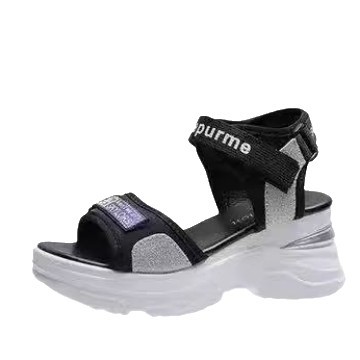 2026 nuevos zapatos de tacones de pendiente de verano aumentan la altura de la parte inferior de la moda de sandallas de playa antideslizantes