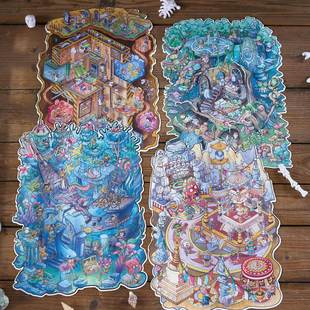 ��ĭ2.5D��ߴ�΢�s�쾰�N�� ����߅��ϵ�� ���wС������֎�ƴ�N