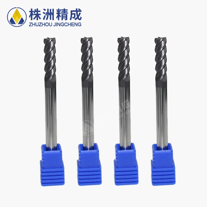 株洲钻石整体硬质合金四刃直柄长刃立铣刀GM-4EL-D6.0钨钢铣刀