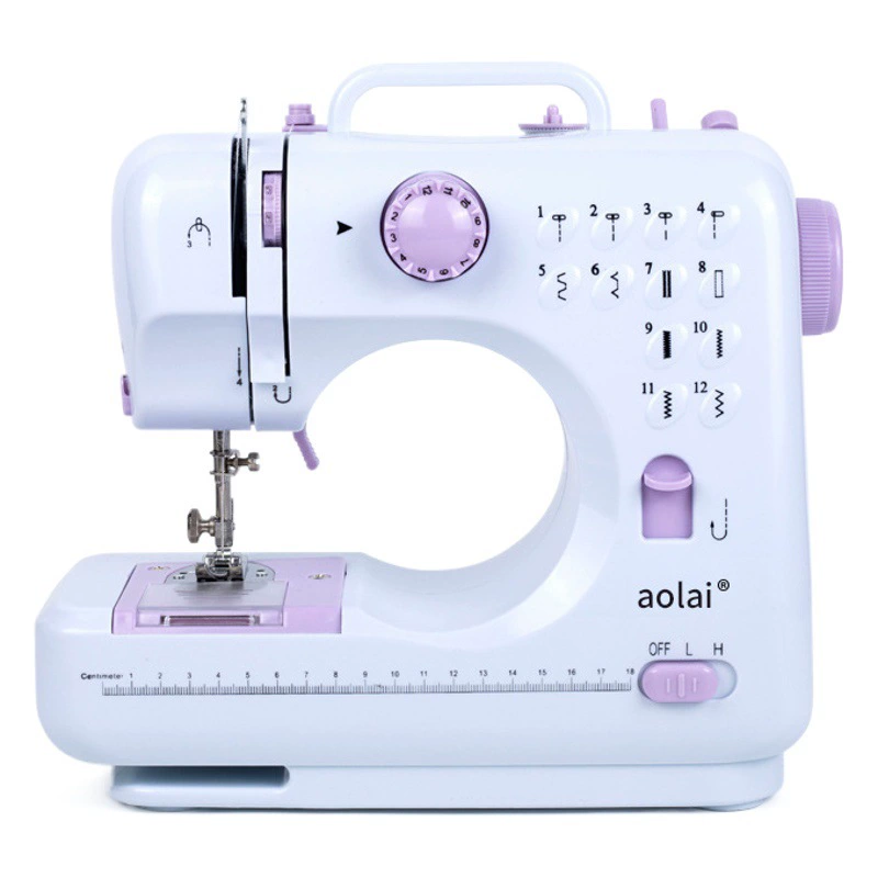 Домашняя швейная машина 505A Электрическая малая швейная машина с ножными педалями
