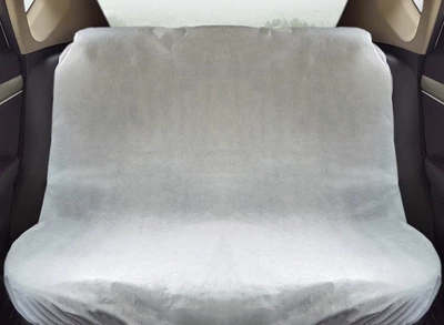 car seat covers, non-woven fabric: Seat cushion, seat cover - 1-white-rear-seat