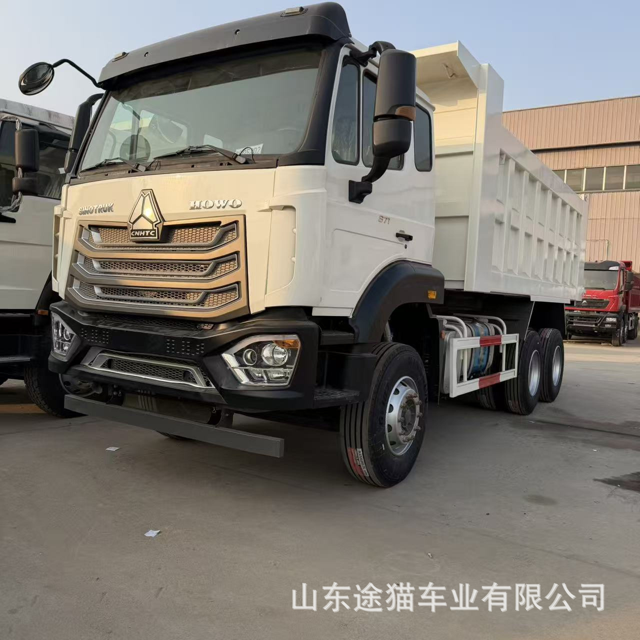 Sinotruk Howo Cargo Truck, Logistics Transport Rear-Dump Self-Unloading Dump Truck for Transporting Gravel and Earth