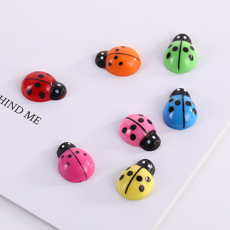 Simulated Seven-Star Ladybug Colorful Plastic Mini Beetle Micro Landscape Bonsai Potted Succulent Plant Accessories Wholesale Simulated Seven-Star Ladybug Colorful Plastic Mini Beetle Micro Landscape Bonsai Potted Succulent Plant Accessories Wholesale