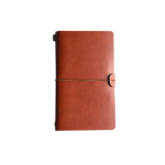 跨境活頁綁帶復古風手賬本記事本學生文具旅行日記日程本筆記本