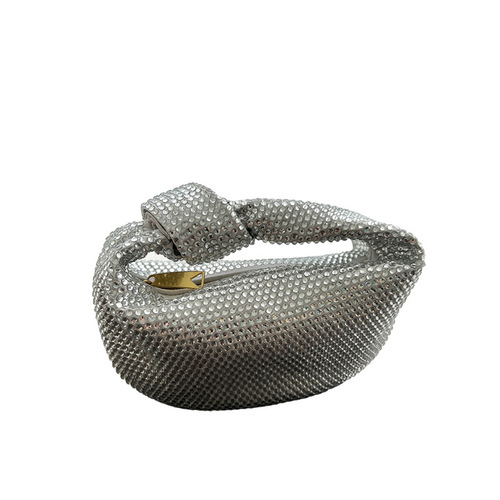 2024 Spring New Tied Diamond Bag Cross-border Foreign Trade Fashion Texture Handbag Cloud Pattern Bag for Women One Piece Dropshipping