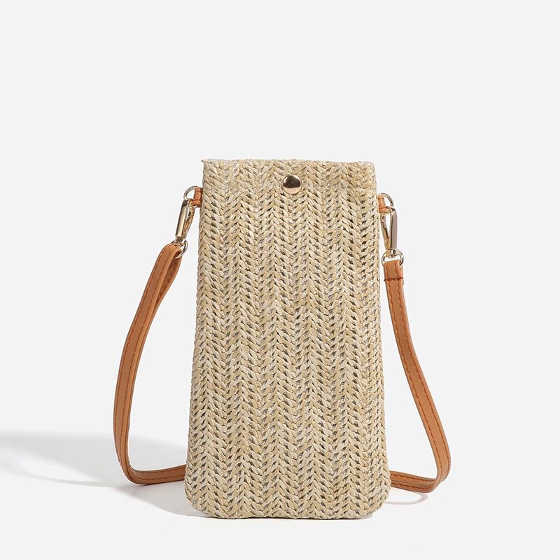 2005 Summer New Mobile Phone Beach Vacation Lazy Bag Women's Versatile Woven Vertical Straw Coin Purse 2005 Summer New Mobile Phone Beach Vacation Lazy Bag Women's Versatile Woven Vertical Straw Coin Purse