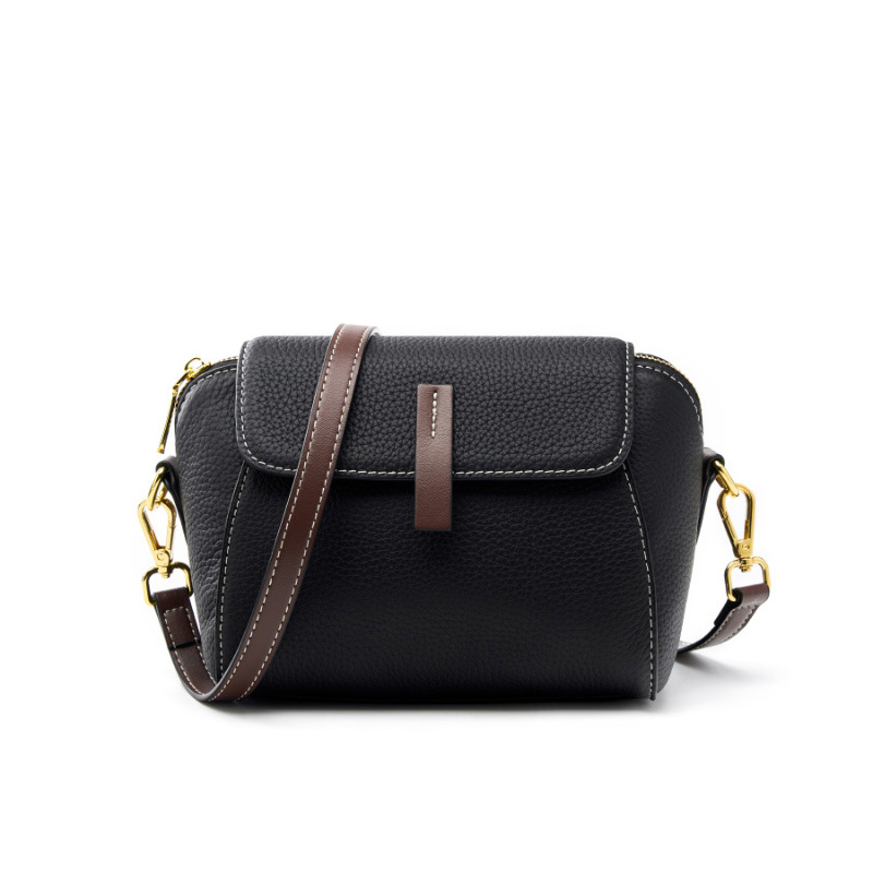 Top Grain Cowhide Leather New Women's Shoulder Bag White Spring/Summer Small Designer Niche Crossbody Bag - Thumbnail 7