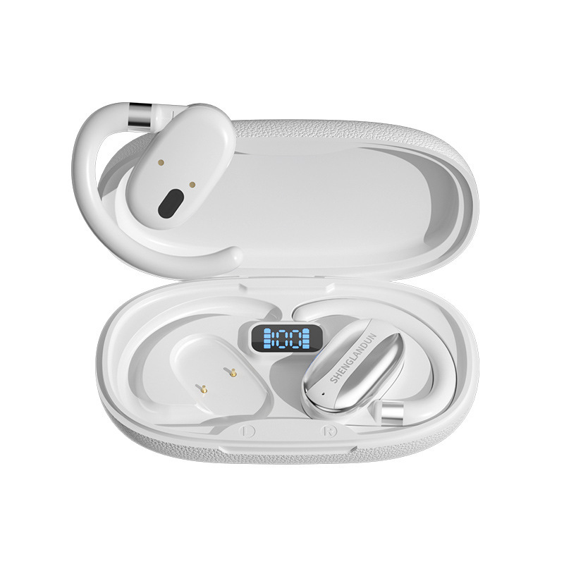 新しい耳掛け式ノイズリダクションスポーツBluetoothランニング非インイヤーBluetoothヘッドセットオープンイヤーフック回転調整可能|undefined