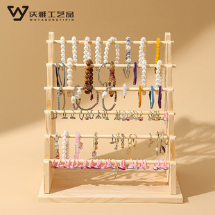 In stock solid wood bracelet bracelet jewelry rack bracelet display stand bracelet counter live stall props rack