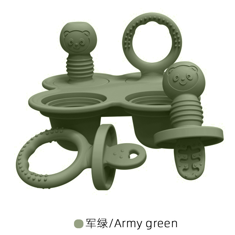 Molde de helado para la alimentación del bebé Molde de gel de sílice para bebés