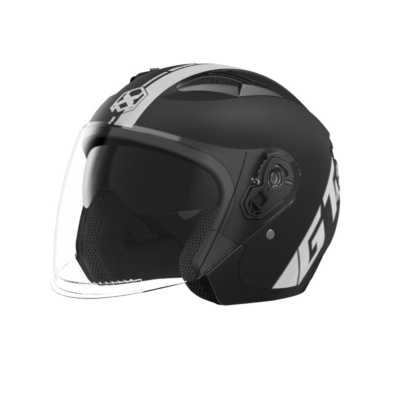 El comercio exterior de la fábrica dedicado para casco de motocicleta eléctrica hombres y mujeres Four Seasons universal Riding medio casco de la batería del coche