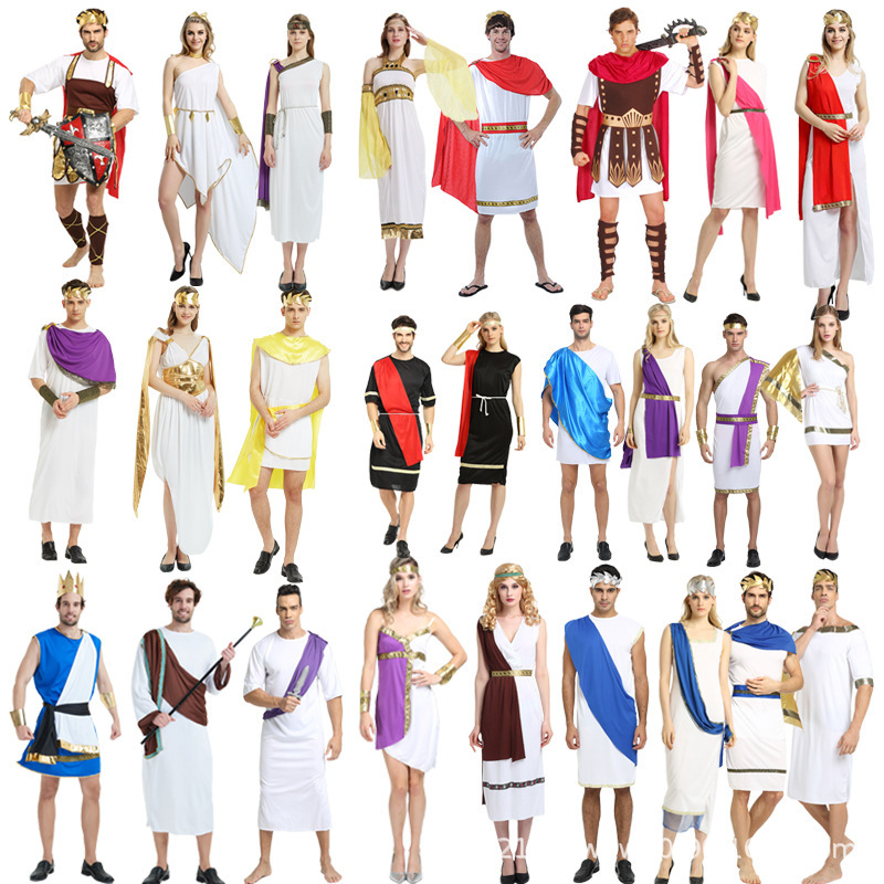 Adult Male Medieval Sparta Warrior Soldier Country Prince Clothes Ancient Roman Councillor Greek Goddess Princess Dress Up