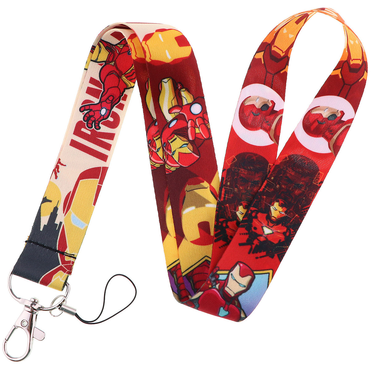 Dibujos animados película héroe control de acceso titular de la tarjeta cordón Cámara u disco Halter personal teléfono móvil cordón nuevo en stock