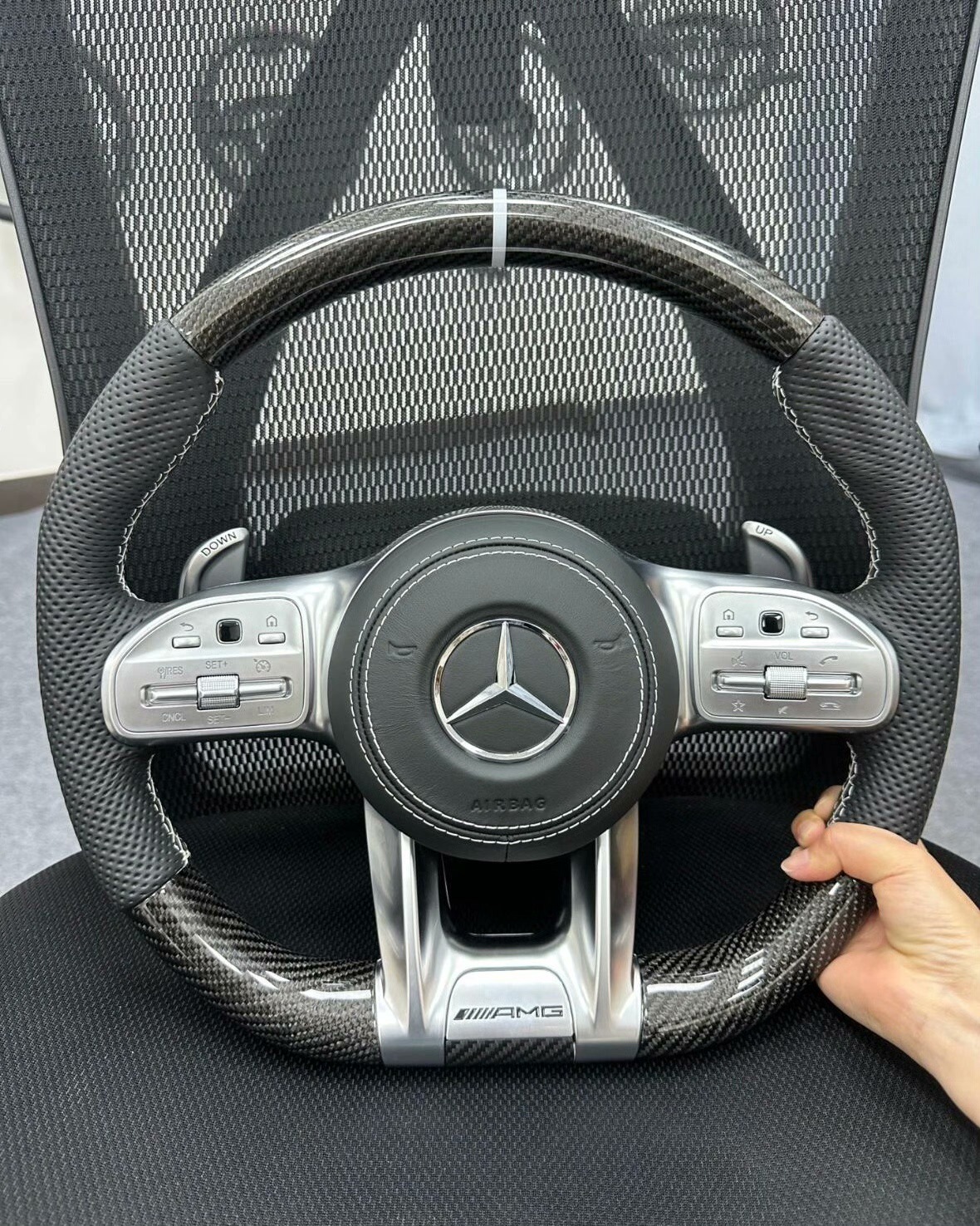 Mercedes-Benz steering wheel 809CLA C-Class E-Class S-Class ML old model upgraded to new model steering wheel C200 E300 AMG