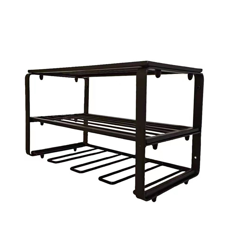 壁挂式电动工具收纳架 多功能工具储存金属支架 电钻铁艺收纳架