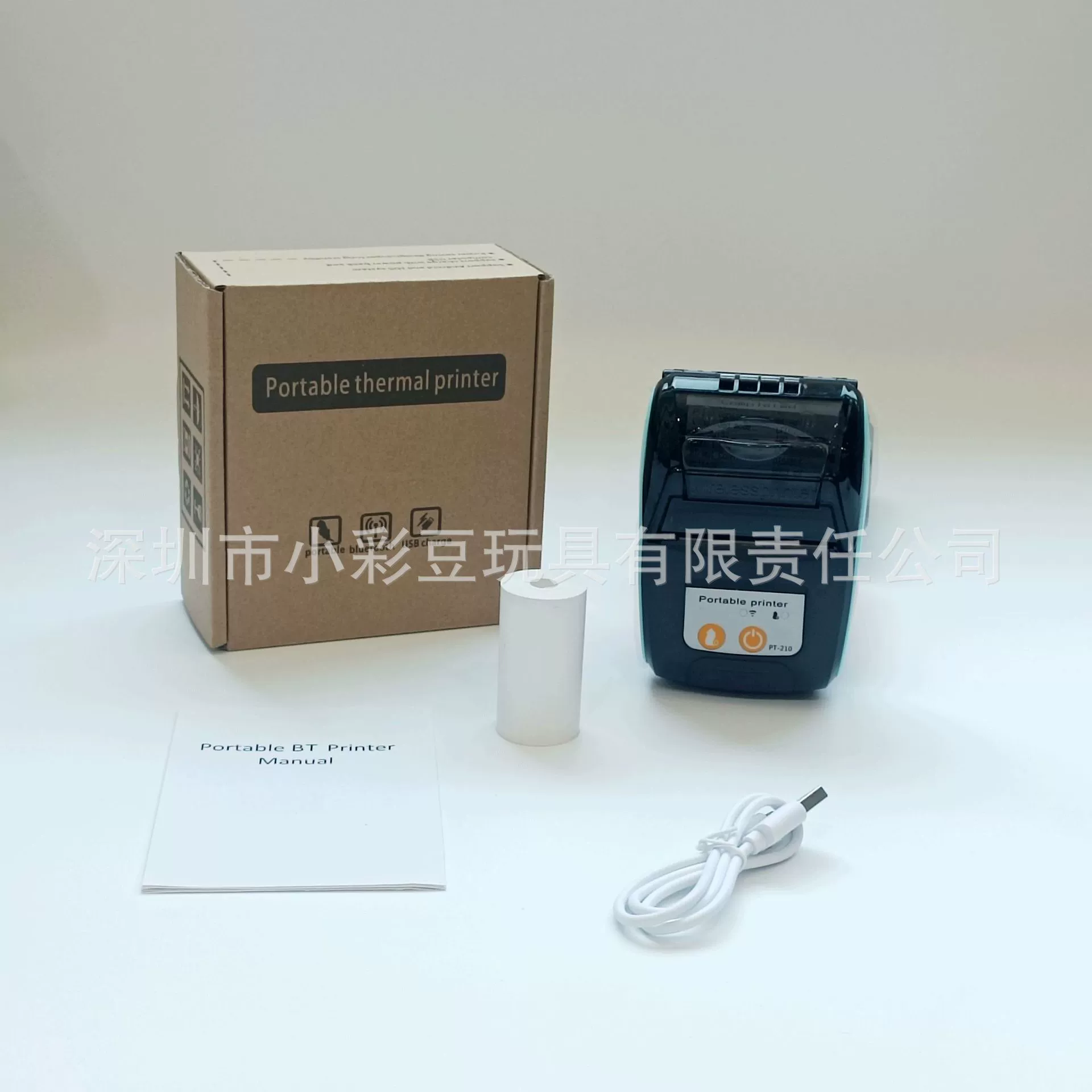 Маленький ручной принтер, 58 мм, bluetooth