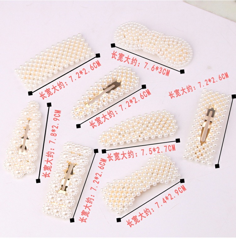珍珠发夹 手工