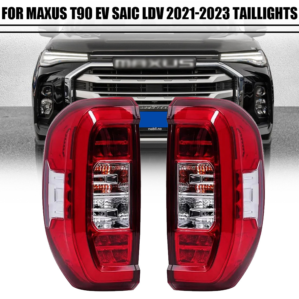Aplicable a 21 - 23 SAIC T90 semieconjunto de luz trasera MAXUS pickup luz de freno izquierda y derecha