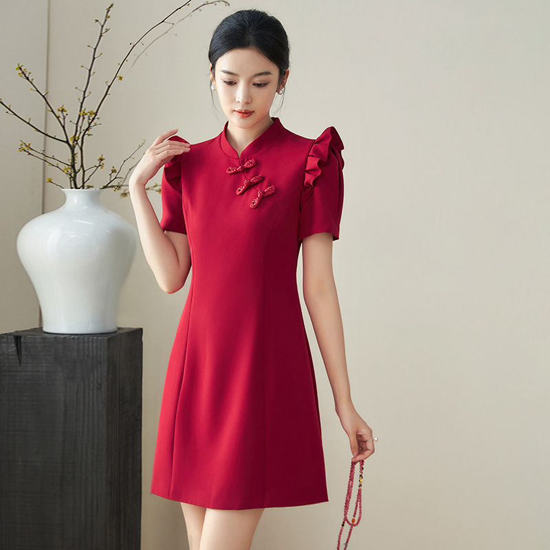 Đầm maxi nữ thắt eo mùa hè kiểu mới — 2413411 - Da đen chi tiết 7