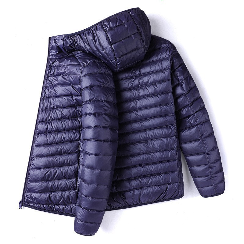 Men's autumn and winter warm short jacket with hood/without hood, stand-up collar, lightweight and thin top, men's clothing wholesale supply Men's autumn and winter warm short jacket with hood/without hood, stand-up collar, lightweight and thin top, men's clothing wholesale supply
