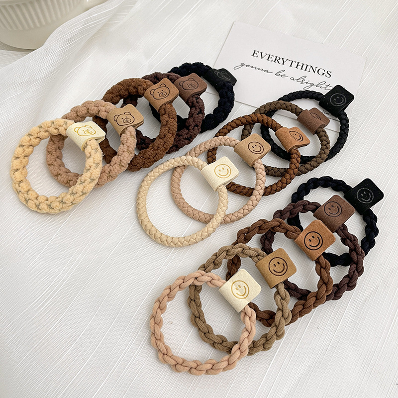 Cuerda para el cabello de alta elasticidad y duradera, banda de goma para atar el cabello para mujeres, celebridad de Internet 2024, nueva cuerda para el cabello simple, lazo para el cabello