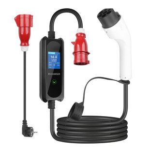National Standard Portable Set 11Kw Factory Direct Sales Ofgbt New Energy Vehicle Communication Charging Gun Can Be Brought with Bluetooth