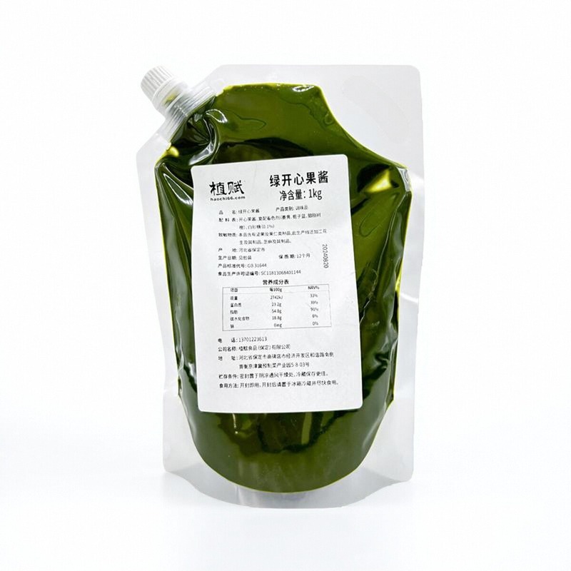 植赋绿开心果酱烘焙国产咖啡商用1kg马卡龙蛋糕饼干夹心原料原装|undefined