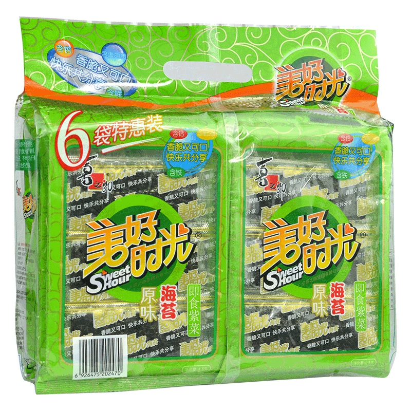 Xizhilang Good Times Морские водоросли Нори Детские закуски Еда для отдыха Подарочная упаковка Закуски для общежития Amazon