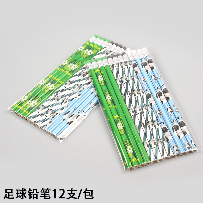 Lápices de fútbol para estudiantes de primer grado escritura hb lápiz con borradores creativos de fútbol infantil baloncesto lápiz borradores