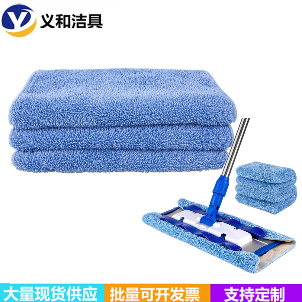 Одна сторона плетеной ткани, одна сторона полотенце плоская швабра сменная ткань