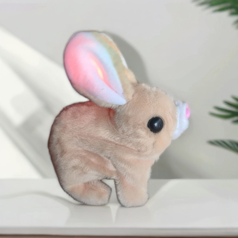 Conejo de pelo corto - amarillo - lámpara auricular