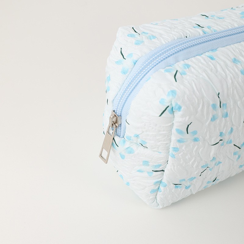 42g Weight Pencil Case Stationery Type 1 Piece Quantity Class, Learning, School Occasion Polyester Material Ditsy Floral Pattern Cute Style 1 Piece Ditsy Floral Class Learning School Polyester Cute Pencil Case 5