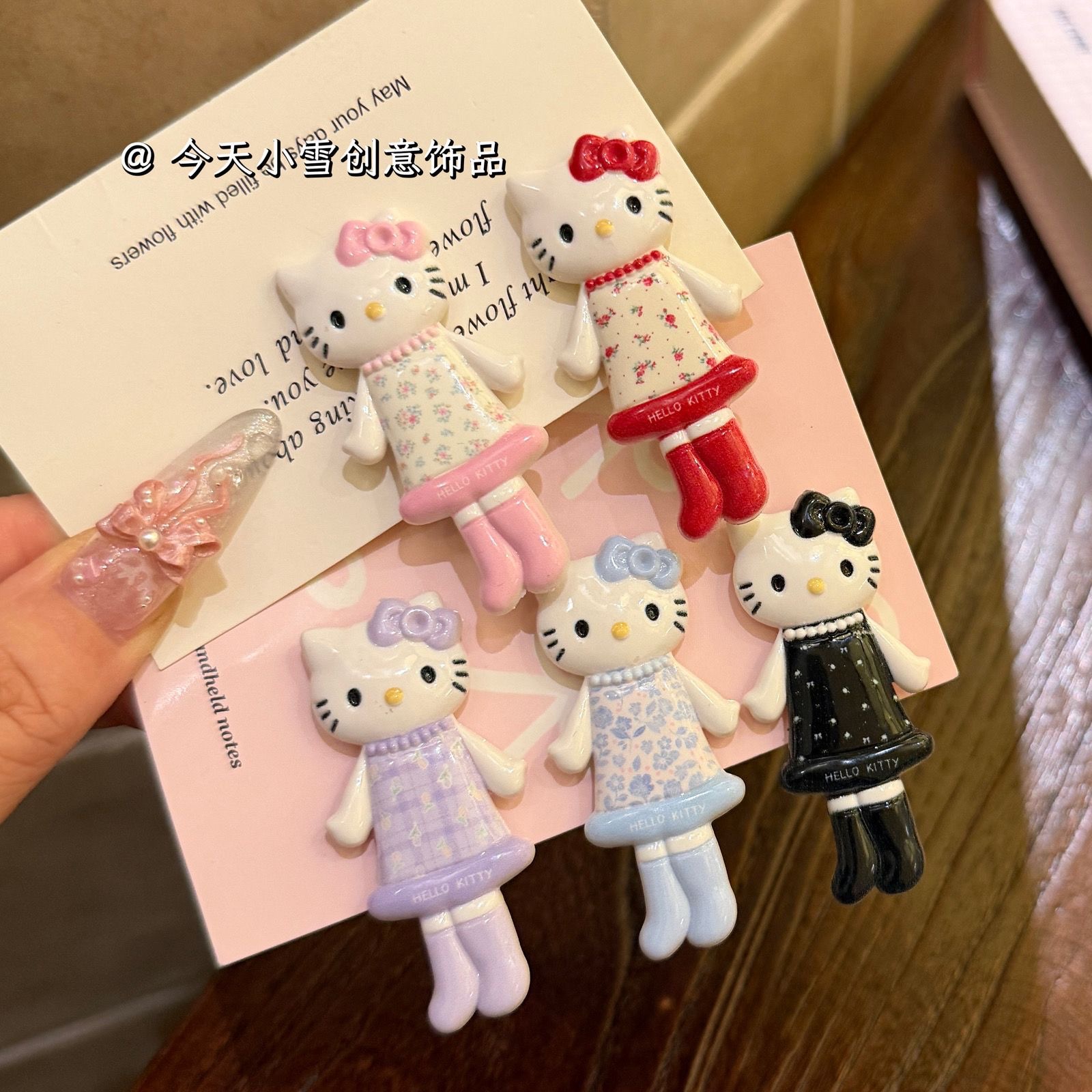 Creative and Elegant Skirt-Style Cat Hair Clip, Cute Girly Side Clip, Hairpin for Bangs, Friendship Hair Accessory