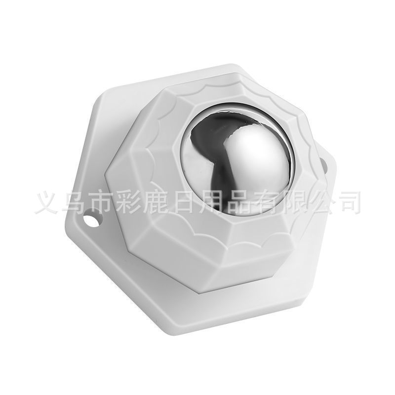 polea silenciosa tipo pegado universal rueda base de bola única rueda rodilla base de bola muebles móvil mesa de té bandeja image 6