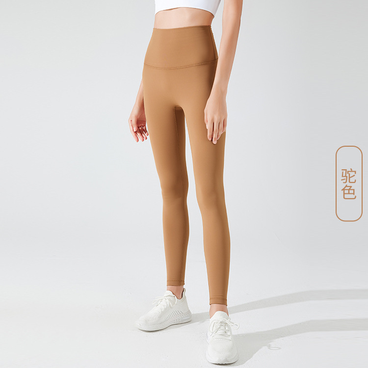 欧米のカシミヤのサメのズボンの女性は秋冬のガードルのヨガのズボンを着て腹を収めて運動します。|undefined