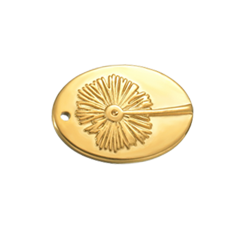 304 Stainless Steel Material 10 PCS/Package Stainless Steel Rose Flower Butterfly Pendant